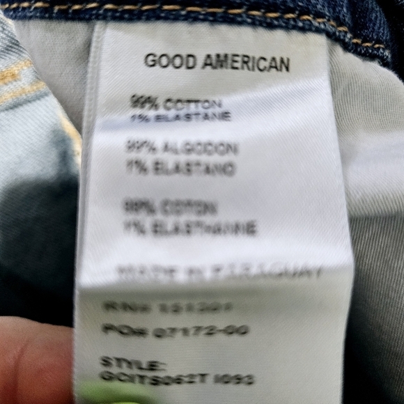 Good American Classic Blue Denim Jeans 15 Plus Size Straigt Leg - Picture 3 of 12